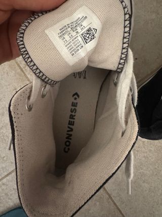 Converse originales negras plataforma