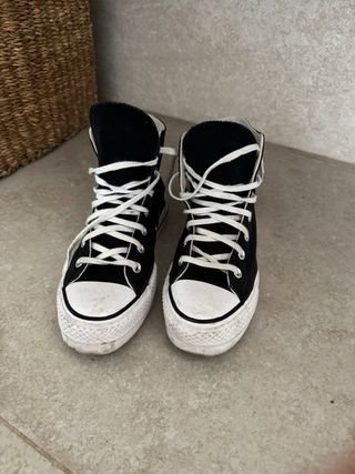 Converse originales negras plataforma