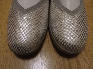 Zapatos Pitillos plateados