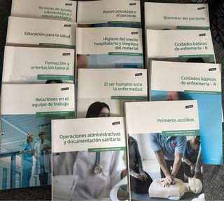 Libros de temario TCAE de ilerna