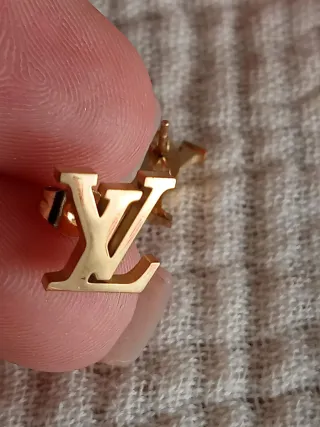 Pendientes  Acero Dorado