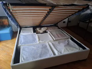 Armadio ante scorrevoli letto contenitore cassetti