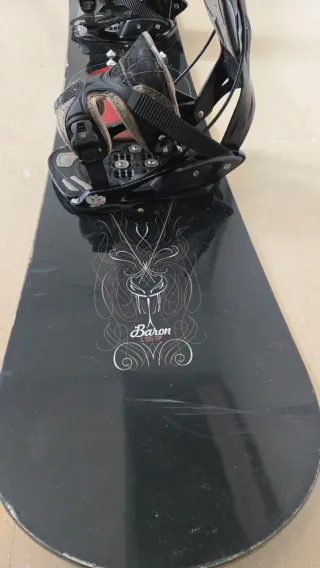 Tabla Snow Burton Baron 157 + Fijaciones Flow