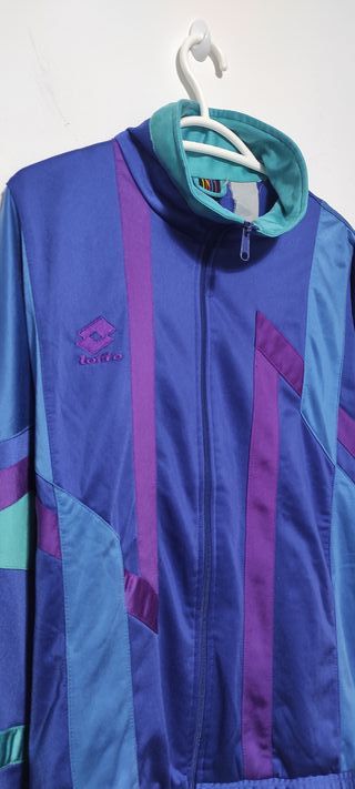 Chaqueta Lotto vintage Azul y Morado
