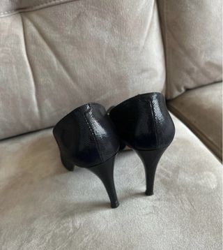 Zapatos Ana Cien Negros Mujer Tacon 8,5