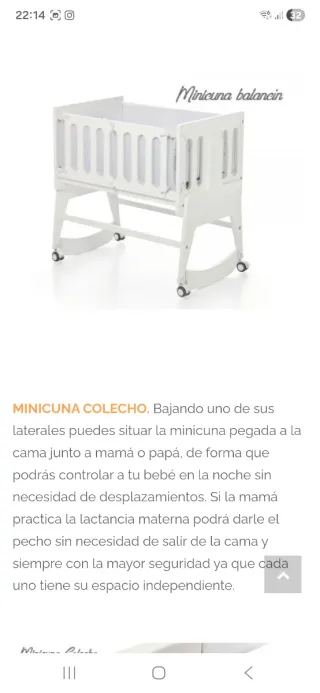 Minicuna colecho 3x1