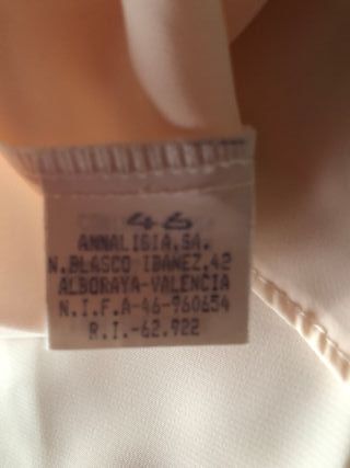 Camisón de señora rosa salmón clarito