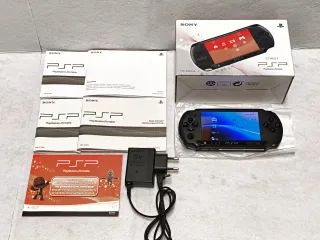 Sony PSP Street psp-E1004 CB nera impeccabile