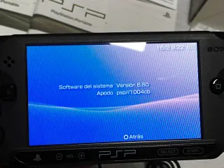 Sony PSP Street psp-E1004 CB nera impeccabile