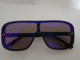 Gafas de sol negras estilo mafia UV400