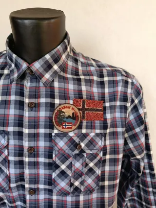 Camicia Uomo Napapijri Plaid Vintage taglia XL