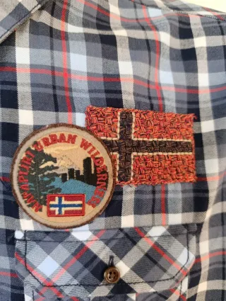 Camicia Uomo Napapijri Plaid Vintage taglia XL