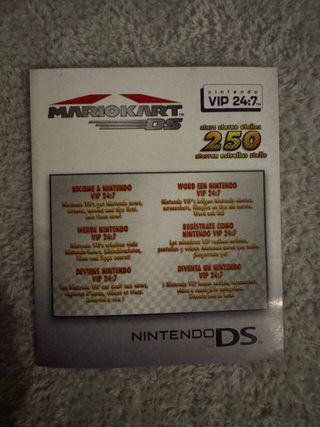 Mario Kart DS Nintendo DS PAL Completo
