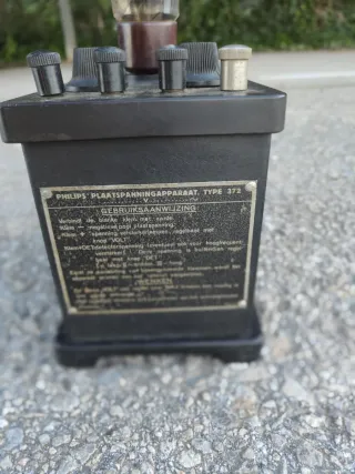 Antigua alimentación para radio de válvula Philips