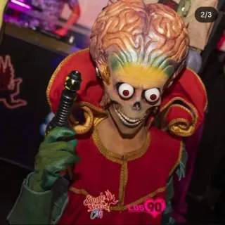 Máscara Réplica Mars Attack Tim Burton