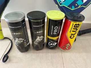 Set de palas de pádel y pelotas