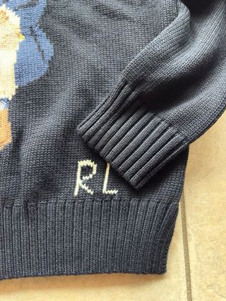 Maglione Polo Ralph Lauren Orsetto Blu