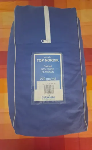 Edredón Nordico, 92% Duvet. Marca Sabanalia