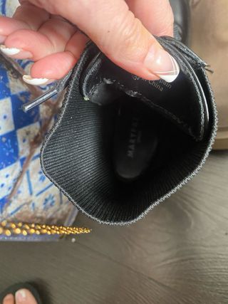 Botines negros con cordones Mary Paz, t.40