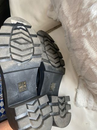 Botines negros con cordones Mary Paz, t.40