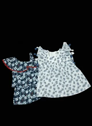 Conjunto 2 camisas 8 anos Dr. Kid floral