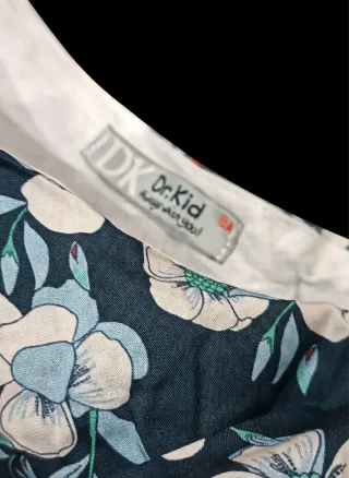 Conjunto 2 camisas 8 anos Dr. Kid floral