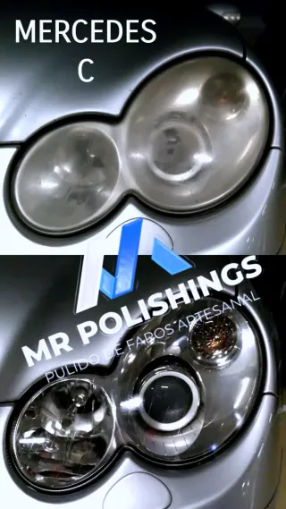 Pulido de faros Restauración