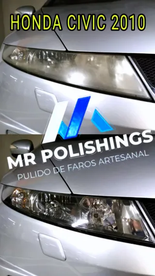 Pulir faros en Coruña Restauración