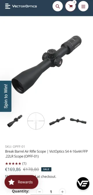 Visor Victoptics 4-16x44 S4