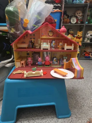 Casa Bluey completa con personajes y extras