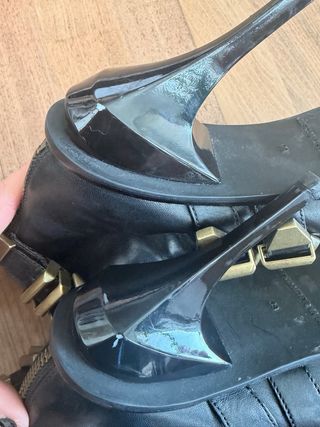 Botines Alexander Wang Hebillas Doradas