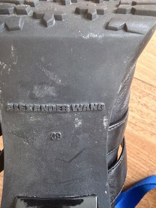 Botines Alexander Wang Hebillas Doradas