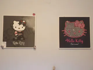 Quadri divertenti di Hello Kitty
