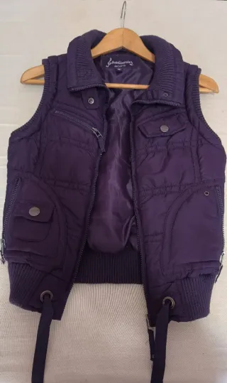 Chaleco Acolchado Morado