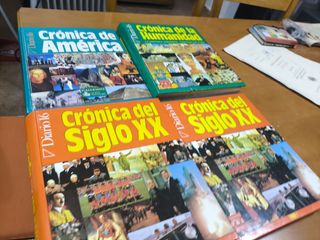 Lote 4 tomos Crónica del Siglo XX