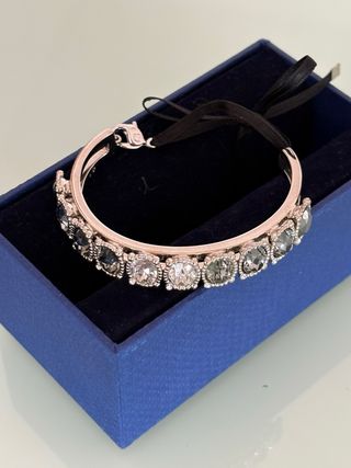 Conjunto Swarovski Pulsera y Pendientes