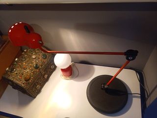 Lampada da tavolo terra Stilnovo Topo Joe Colombo