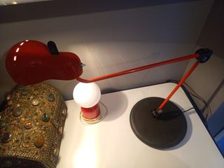 Lampada da tavolo terra Stilnovo Topo Joe Colombo