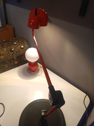 Lampada da tavolo terra Stilnovo Topo Joe Colombo