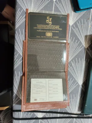 Cartera piel rustica