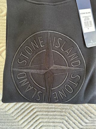 Sweatshirt Stone Island Preta Tamanho S