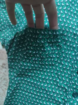 Vestido H&M Verde Talla XS