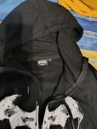 Chaqueta Batman Negra con Cremallera