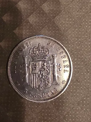 Alfonso XII 1881 Moneda Española
