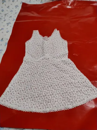 Abitino bianco pizzo