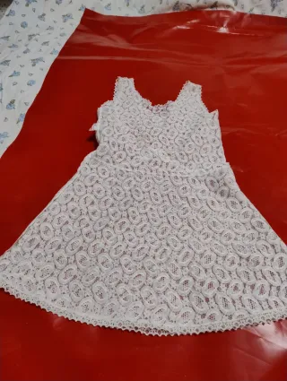 Abitino bianco pizzo