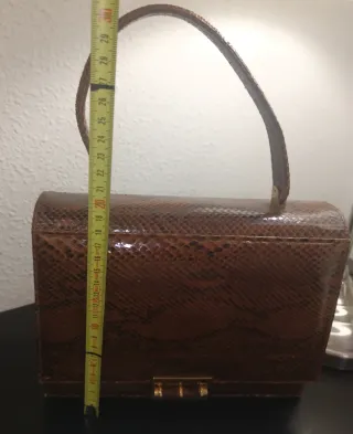 Bolso de mano piel serpiente