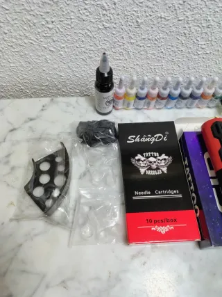 Kit Máquina Tatuaje Inalámbrica ShangDi