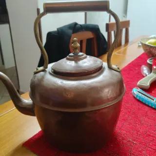 Teiera vintage in rame