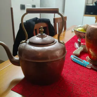 Teiera vintage in rame